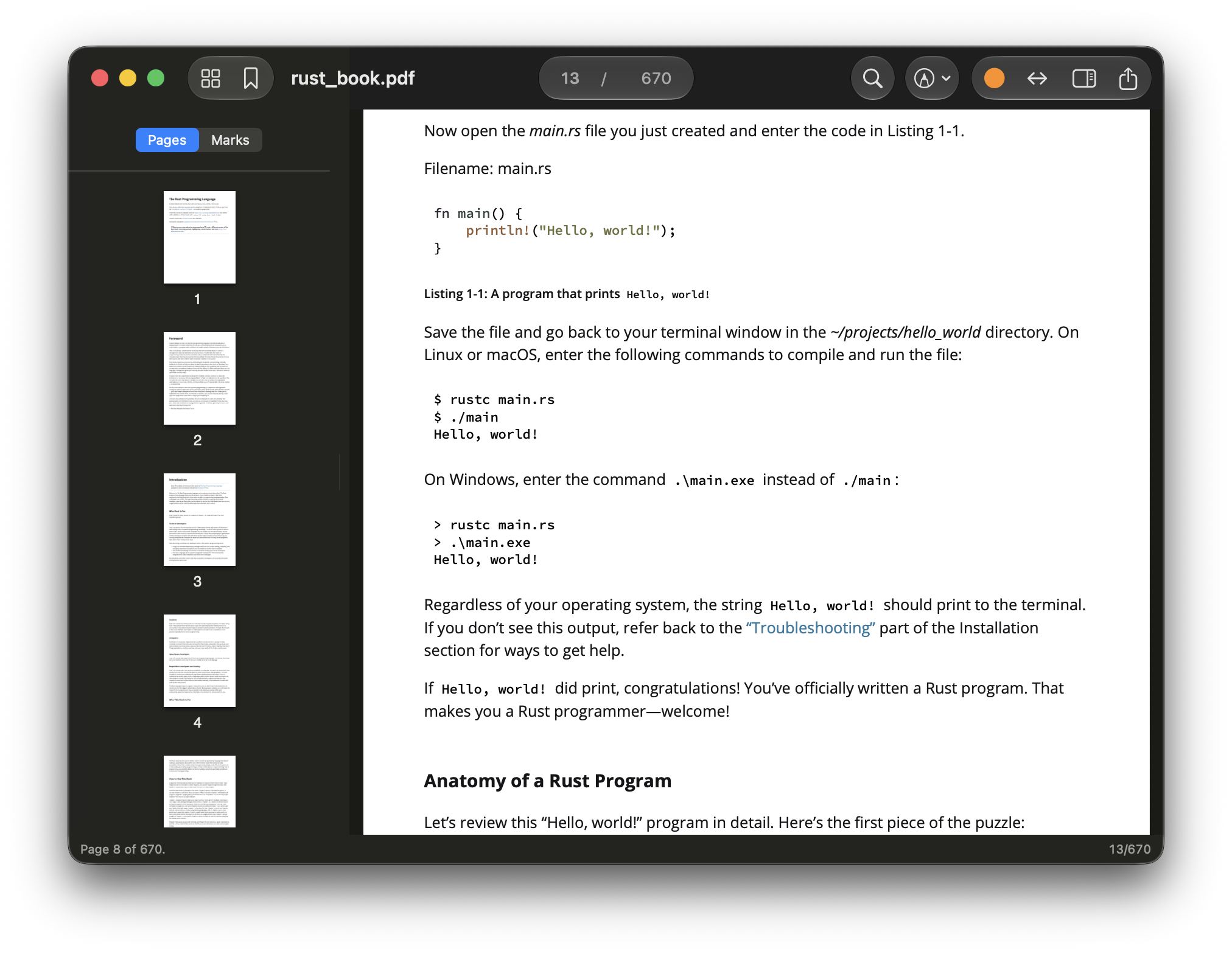 I Hate PDFs default reading mode.